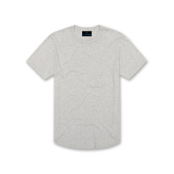 Slub Scallop Crew Neck Tees